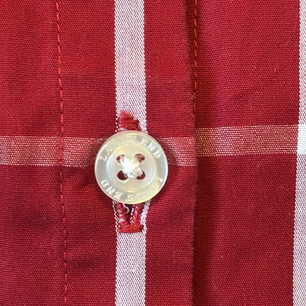 LANDS’ END Red Sleeveless Top SZ8 - Picture 5 of 5